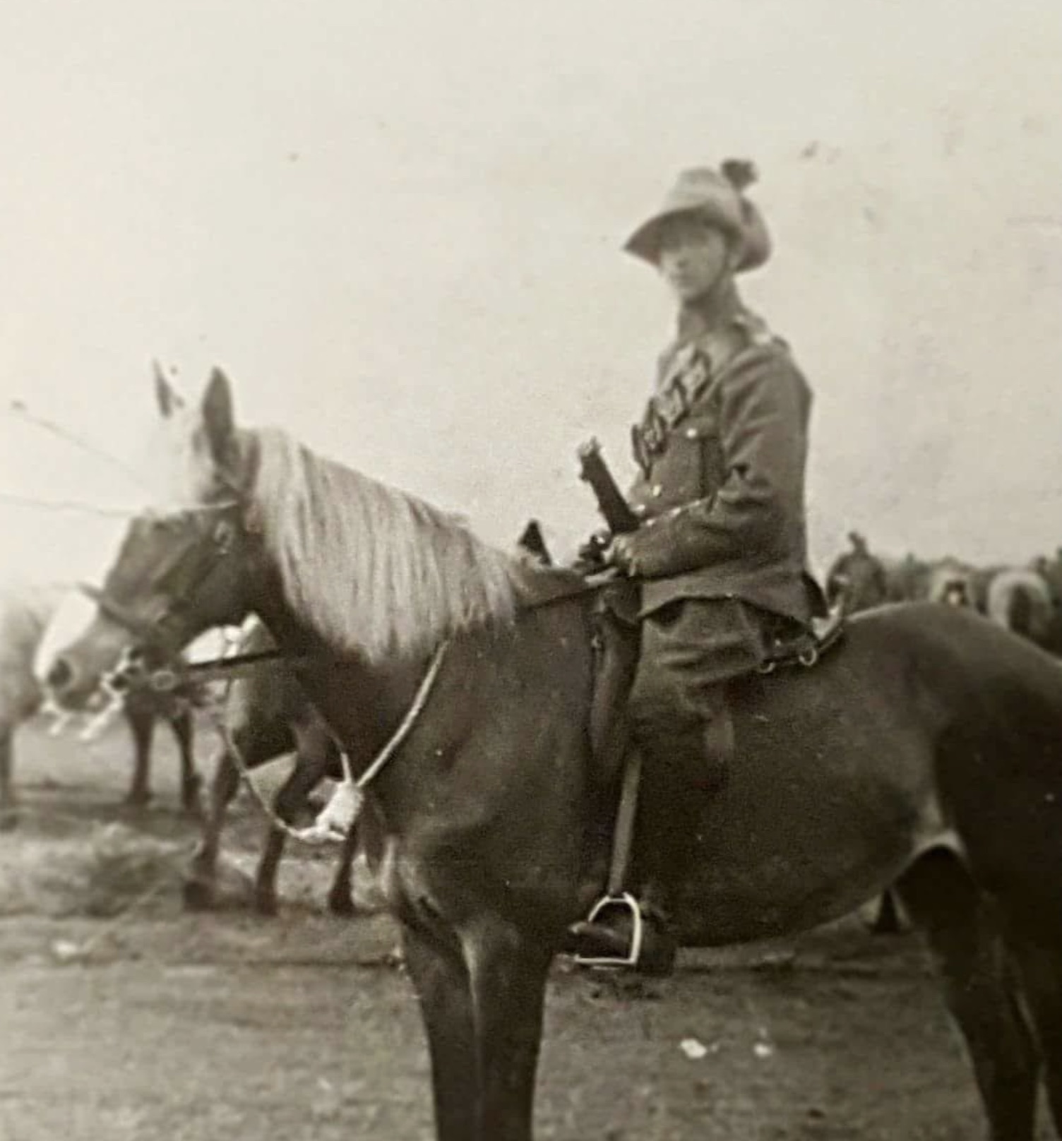 My grandfather before his 1915 deployment to Gallipoli